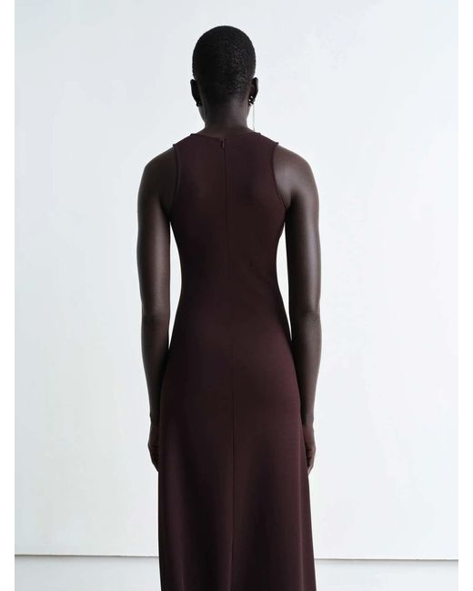 Abito Con Orlo Midi di Lemaire in Purple