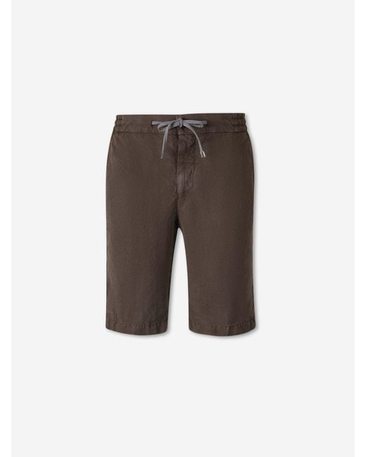 Santa Eulalia Gray Straight Bermuda Shorts for men