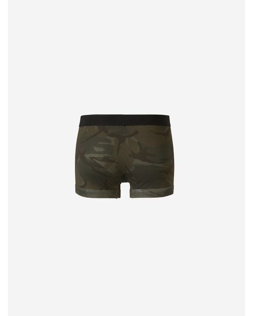 Boxer Algodón Logo Tom Ford de hombre de color Black
