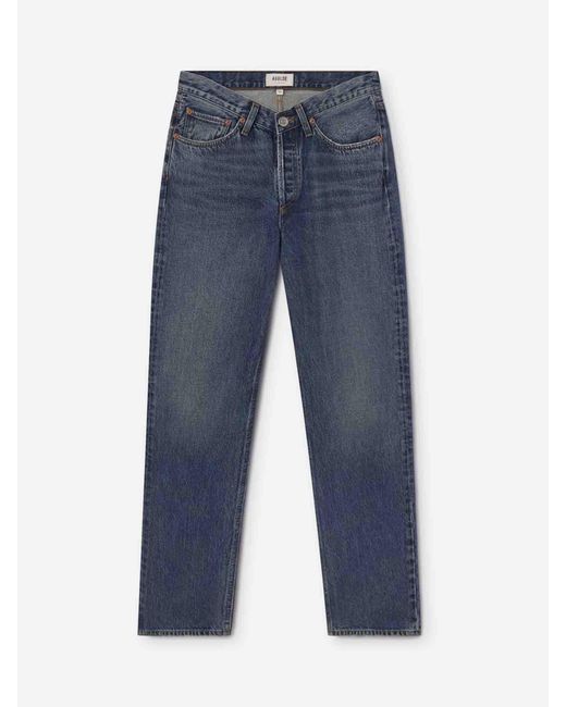 Agolde Blue Kelly V-Waist Jeans