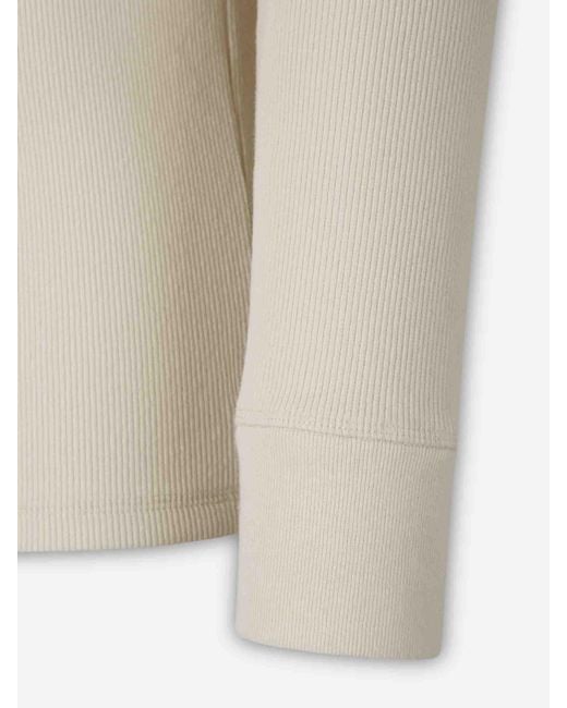 Lemaire White Long Sleeve T-Shirt for men