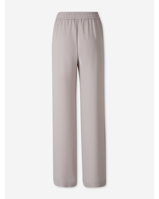 Pantalon Ample En Cady Herno en coloris Gray