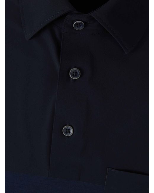 Polo Algodón Bolsillo Herno de hombre de color Blue