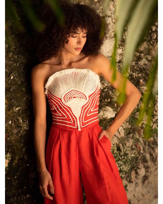 Top Sol Quema ANDRES OTALORA de color White