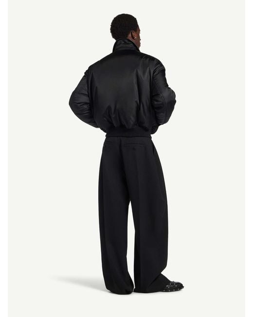Balenciaga Black Cocoon Bomber Jackets for men