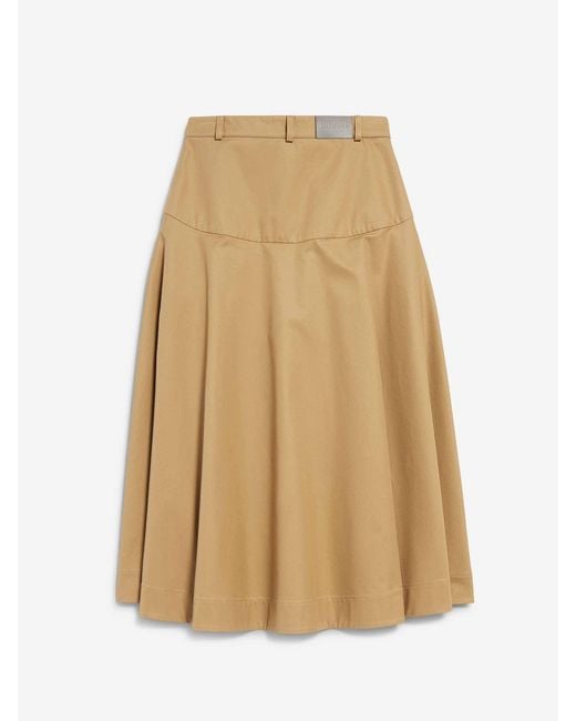 Balenciaga Natural Medium Cotton Skirt