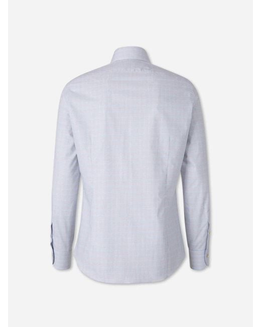 Santa Eulalia Blue Plaid Shirt for men