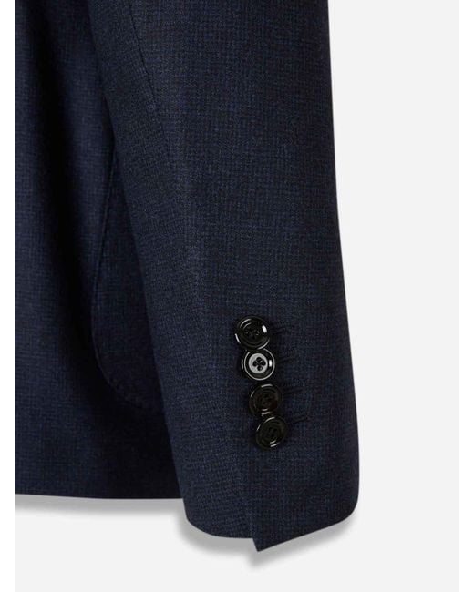 Traje Recto Lana Lardini de hombre de color Blue
