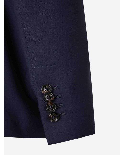 Colombo Blue Ultralight Cashmere Blazer for men