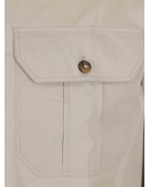 Canali Natural Casual Cotton Shirt for men