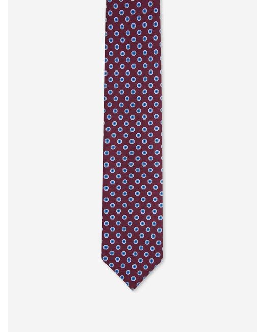 Bigi por Santa Eulalia Red Plain Wool Tie for men