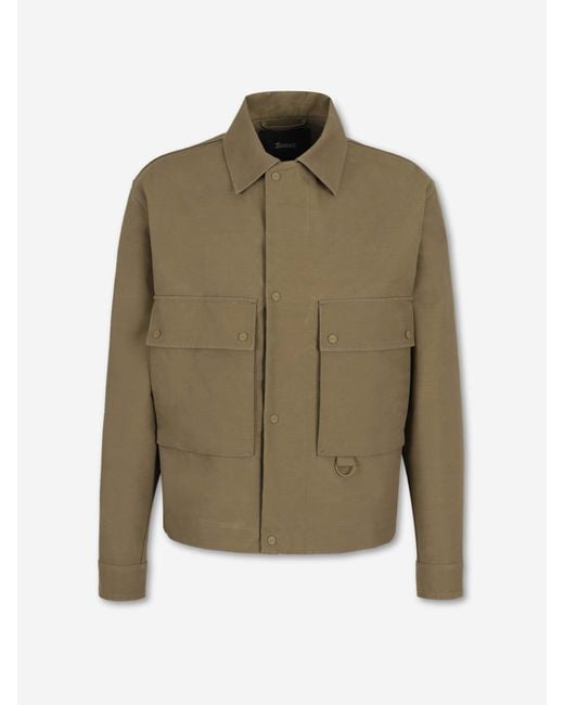 Herno Green Casual Jacket for men