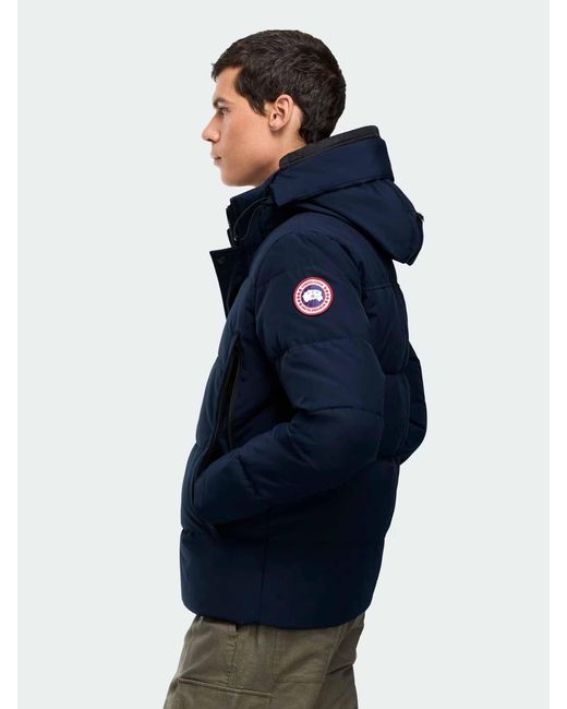 Canada Goose Blue Wyndham Short Feather Down Jacket for men