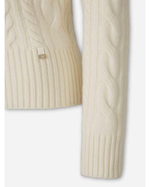 Herno White Strickpullover