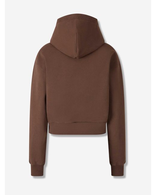 Felpa Con Cappuccio di Jacquemus in Brown