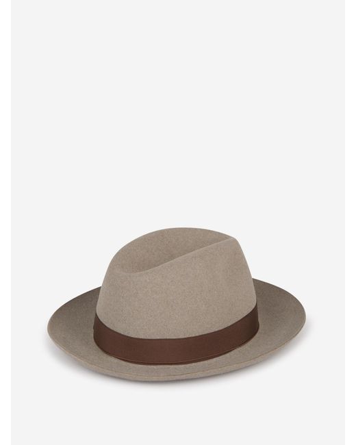 Borsalino Natural Super Light Felt Hat for men