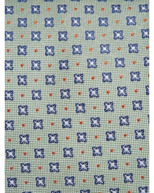Petronius Gray Floral Silk Tie for men