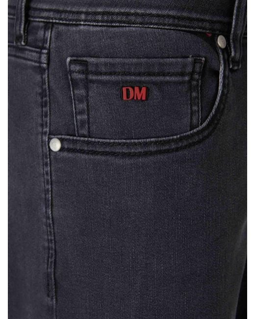 Tramarossa Blue Straight Jeans for men