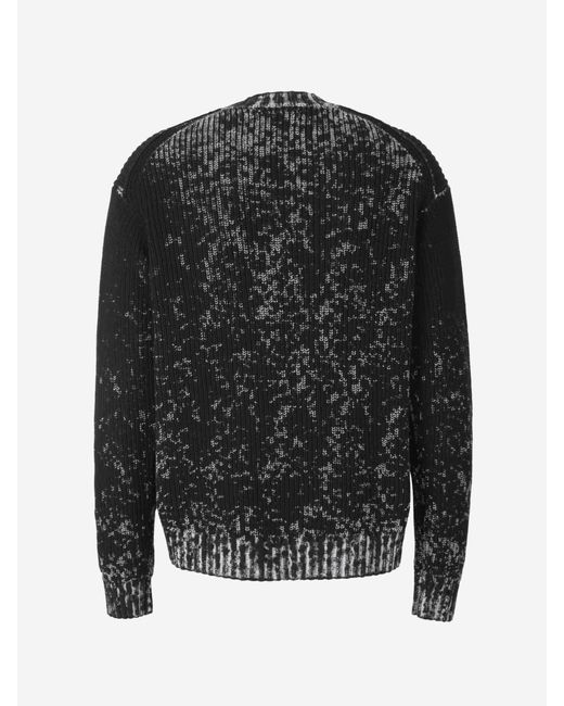 Maglia Girocollo di Acne in Black da Uomo