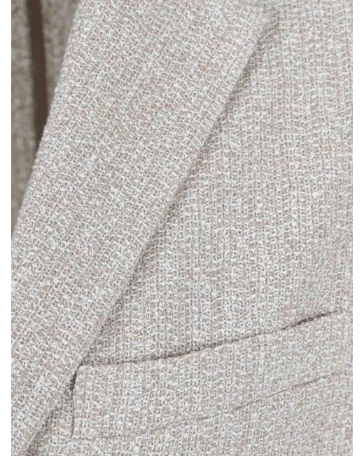Harris Wharf London White Blazer Straight Cotton for men