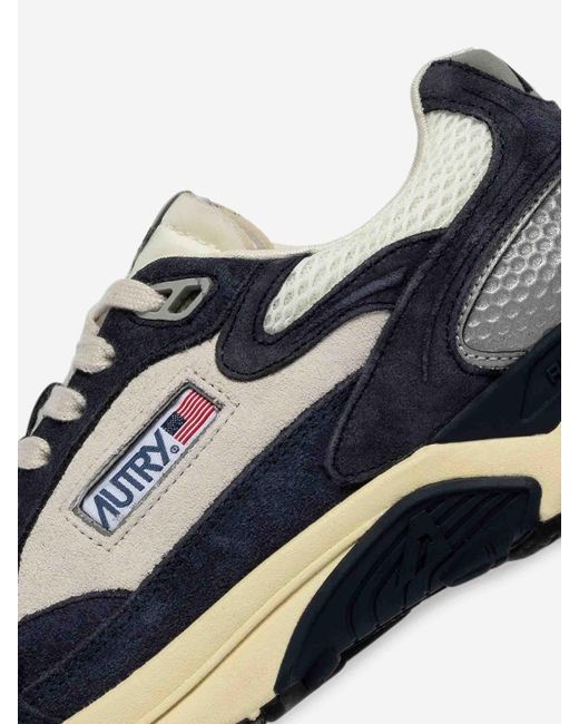 Autry Blue Hyperway Low Sneakers for men