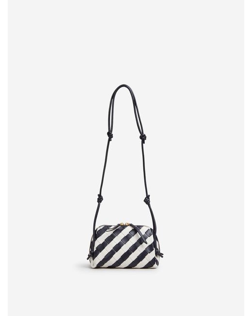 Bottega Veneta White Concert Pouch