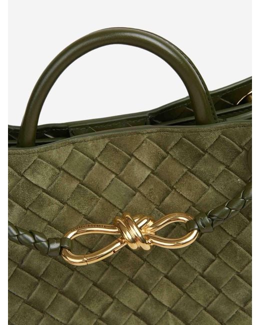 Bottega Veneta Green Andiamo Small Bag