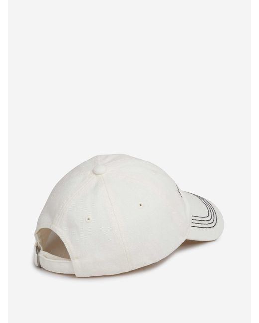 Acne Baumwoll-Logo-Cap in White für Herren