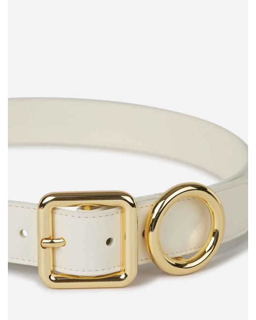 Jacquemus Natural Square Circle Belt