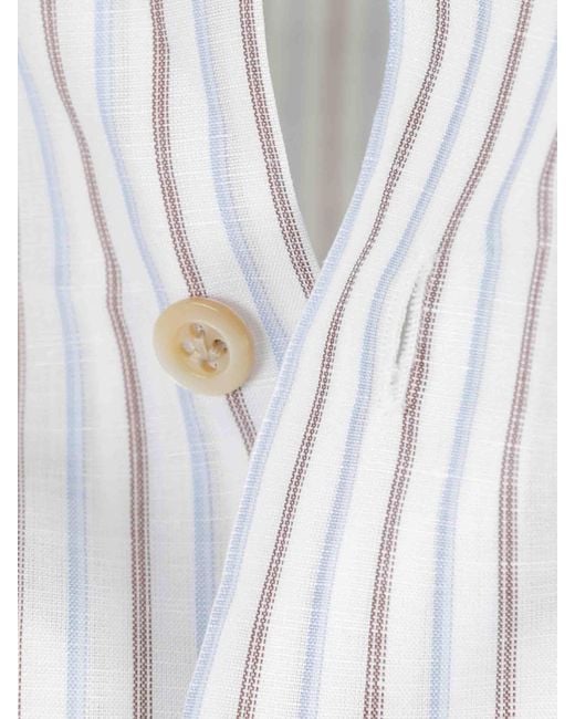 Santa Eulalia White Long Sleeve Shirt for men