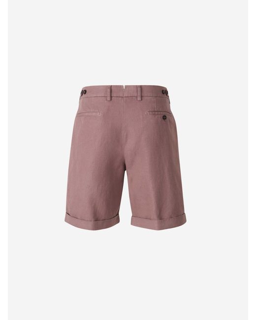 Bermuda Droit En Lin Santa Eulalia pour homme en coloris Multicolor