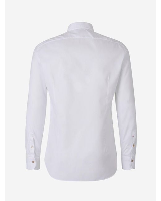Santa Eulalia White Cotton Shirt for men