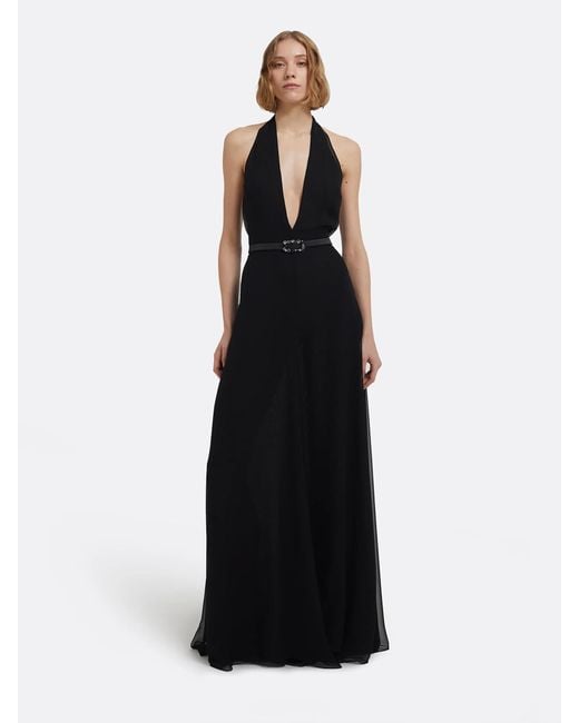 Safiyaa Black Morgana Maxi Dress