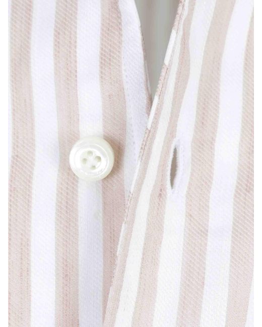 Santa Eulalia White Long Sleeve Shirt for men