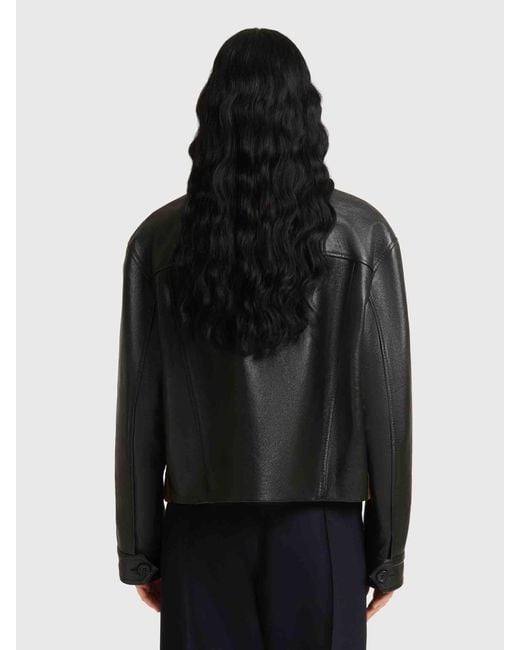 Chaqueta Piel Marni de color Brown
