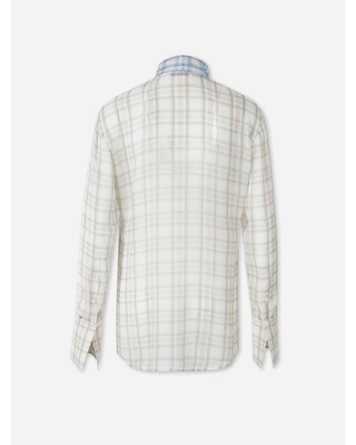 Acne Blue Blouse With Bow