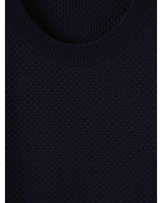 Pull À Col Rond Zanone pour homme en coloris Blue