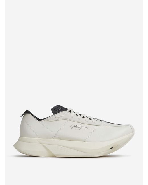 Y-3 White Sneakers Adios Pro for men