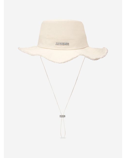 Jacquemus White Elegant Hat for men