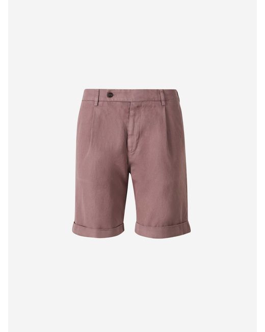Bermuda Droit En Lin Santa Eulalia pour homme en coloris Multicolor