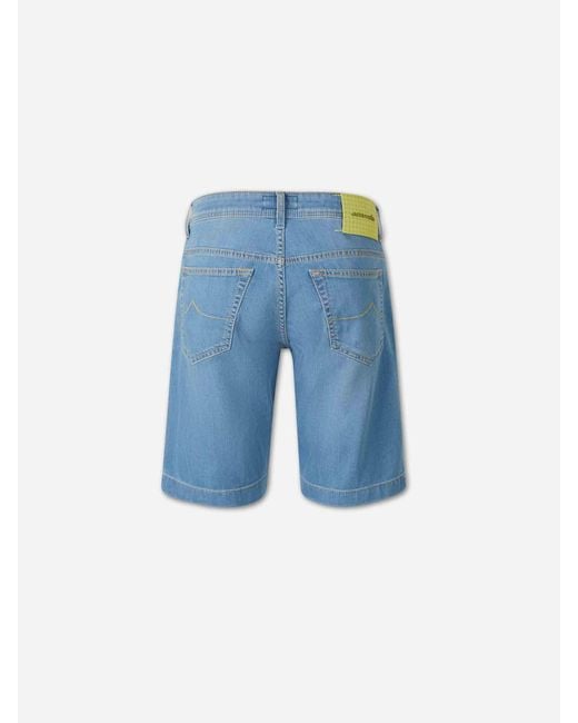 Jacob Cohen Blue Casual Denim Shorts for men