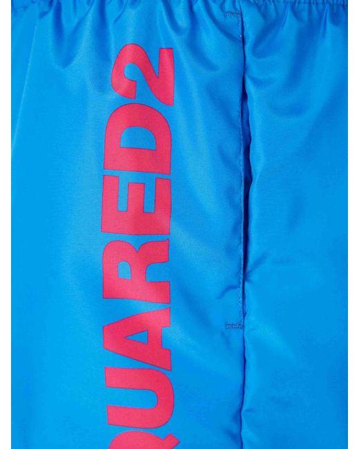 Bañador Logo DSquared² de hombre de color Blue