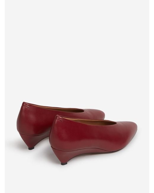Jil Sander Red High Heels