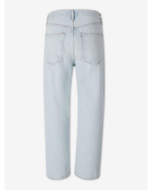 Agolde Blue 90's Crop Jeans