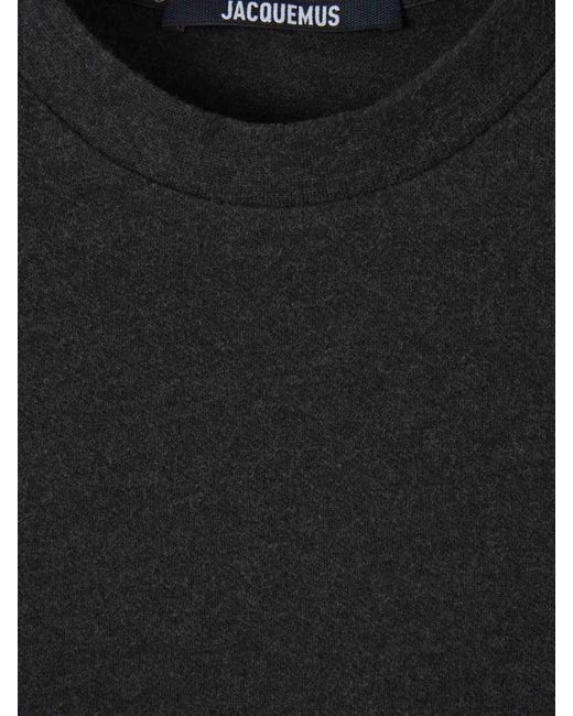 Jacquemus Black Ruban Short Sleeve T-Shirt for men