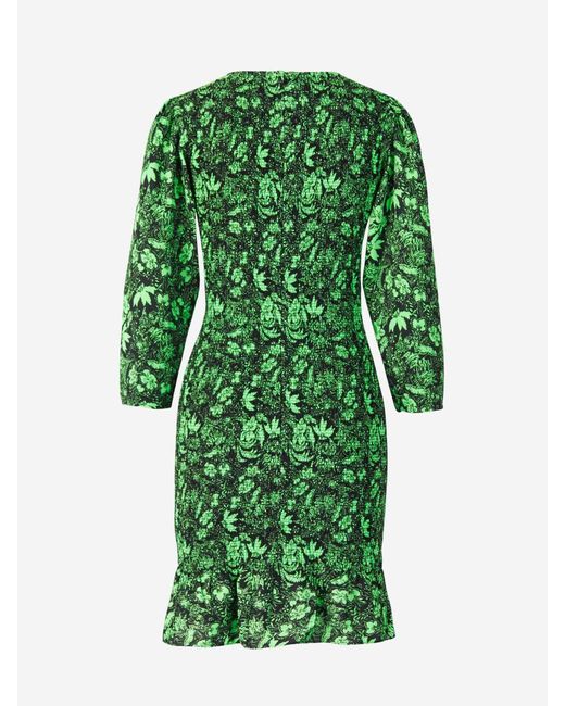 Rodebjer Kaula Flared Dress in Green | Lyst