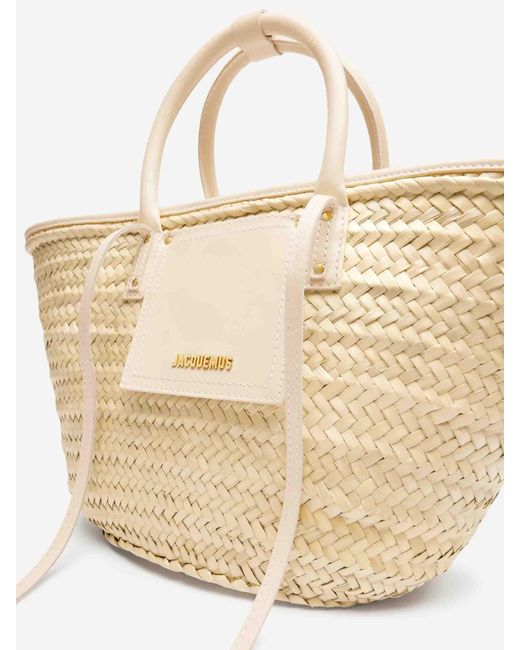 Borsa Le Panier Soli di Jacquemus in Natural