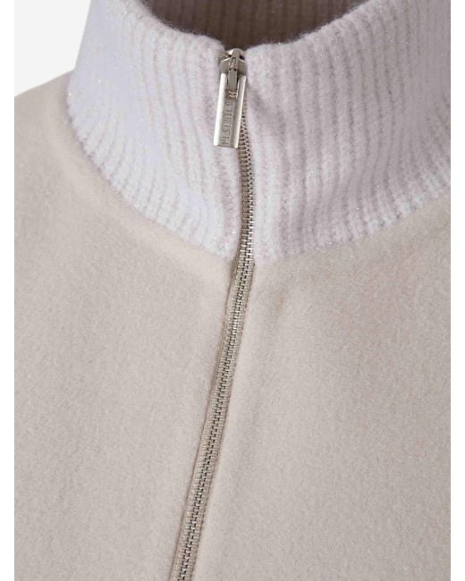 Peserico Natural Short Wool Jacket