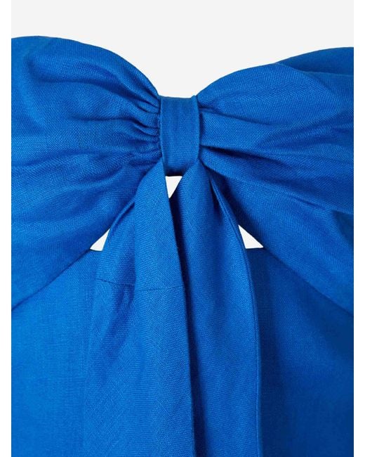 Robe Midi Inopportune ANDRES OTALORA en coloris Blue