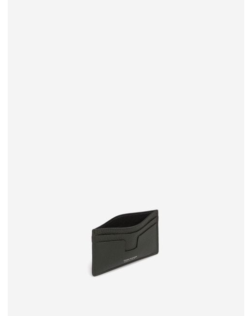 Tom Ford Leder-Kartenetui in White für Herren